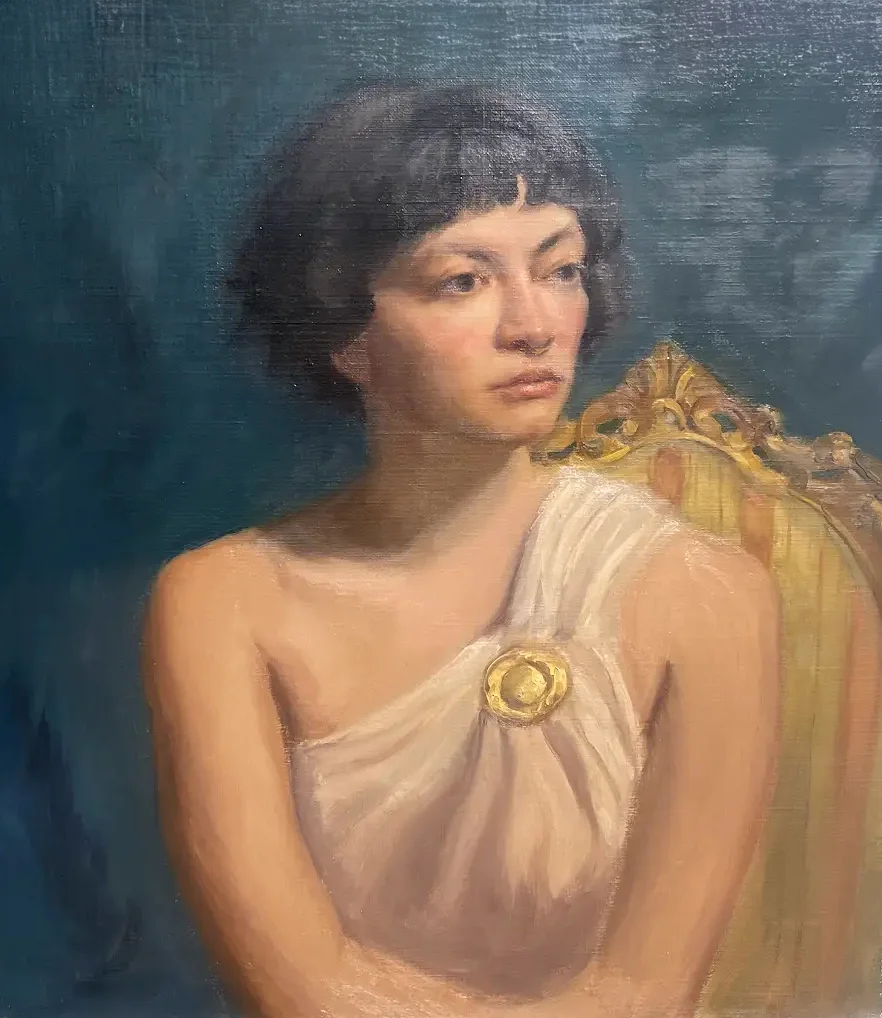 Mariana, oil on canvas — T. Cheung-Damonte